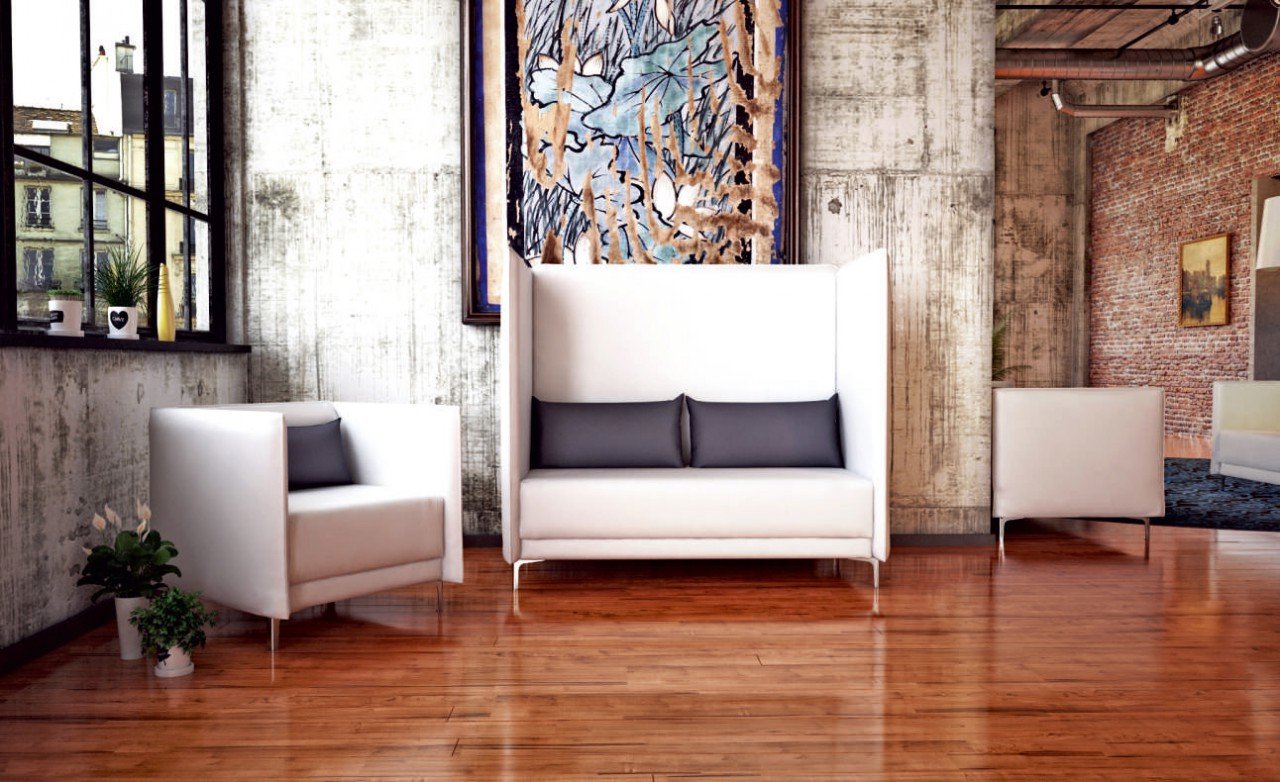 3-местный офисный диван Графит - вид 4